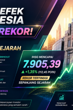 Bursa Efek Indonesia Pecah Rekor IHSG Tertinggi Sepanjang Sejarah
