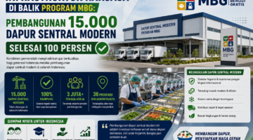 Infrastruktur Raksasa di Balik Program MBG: Pembangunan 15.000 Dapur Sentral Modern Selesai 100 Persen